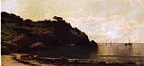 Alfred Thompson Bricher Canvas Paintings - Coastal View 1